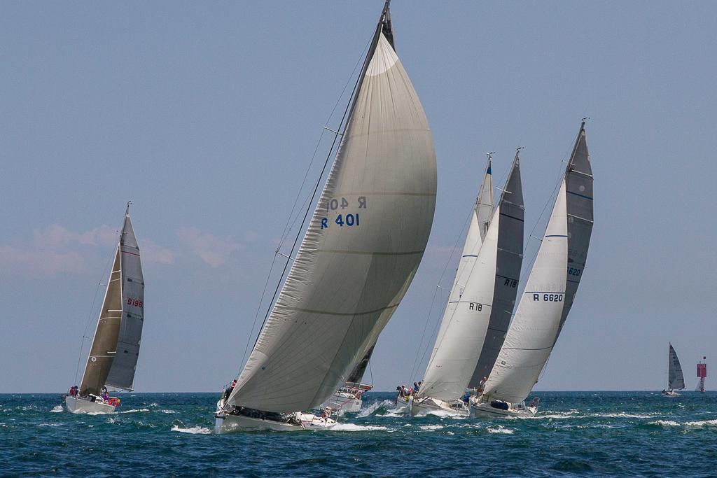 Gary Prestedge's One for the Road (R401) took line honours in the Cruising fleet. - Lipton Cup Regatta 2017 © Bernie Kaaks